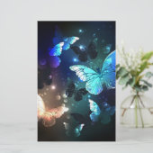 Schmetterling Briefpapier (Stehend Vorderseite)