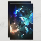 Schmetterling Briefpapier (Vorne/Hinten)