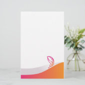 Schmetterling Briefpapier (Stehend Vorderseite)