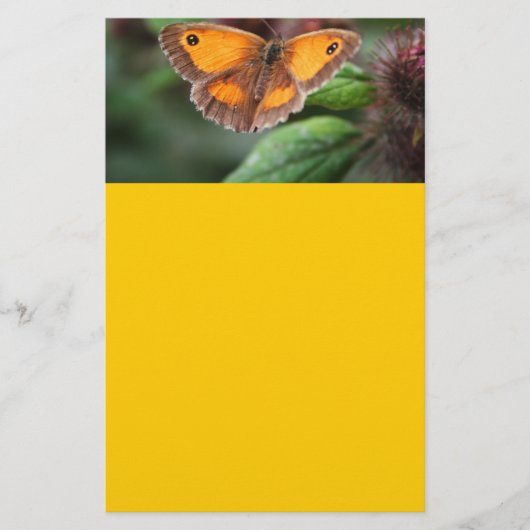 Schmetterling Briefpapier (Vorderseite)