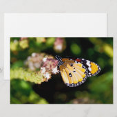 Schmetterling Briefpapier (Vorne/Hinten)