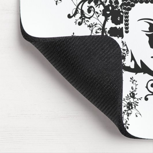 Schmetterling Buddha Mousepad (Ecke)