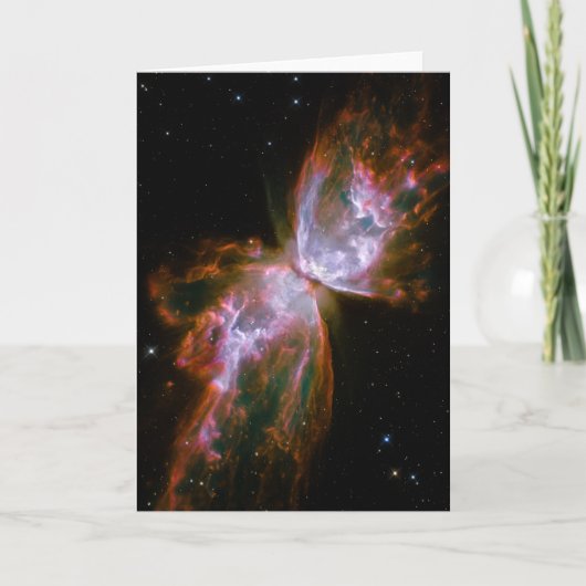 Schmetterling / Bug Nebula (Hubble-Teleskop) Karte (Vorderseite)