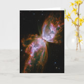 Schmetterling / Bug Nebula (Hubble-Teleskop) Karte (Gelbe Blume)