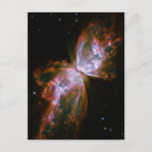 Schmetterling / Bug Nebula (Hubble-Teleskop) Postkarte (Vorderseite)