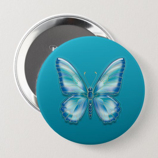 Schmetterling Button (Vorne & Hinten)