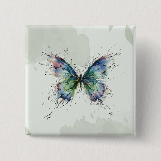 Schmetterling Button (Vorderseite)