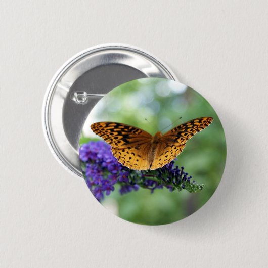 Schmetterling Button (Vorne & Hinten)