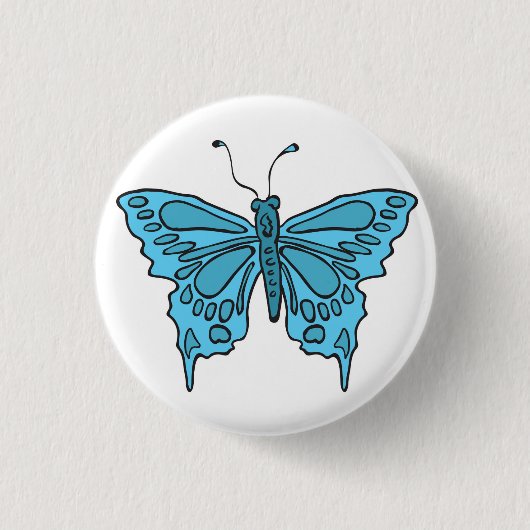 Schmetterling Button (Vorderseite)