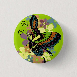 Schmetterling Button