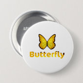 Schmetterling Button (Vorne & Hinten)