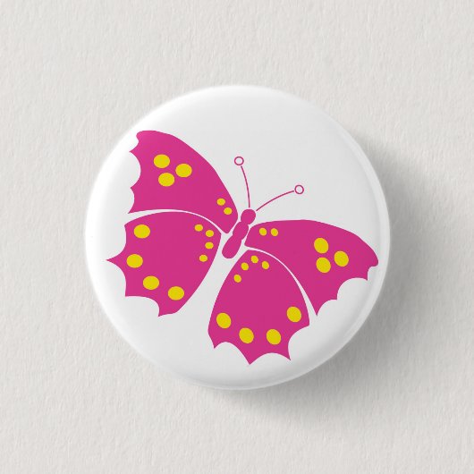 Schmetterling Button (Vorderseite)