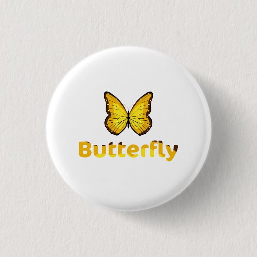 Schmetterling Button (Vorderseite)