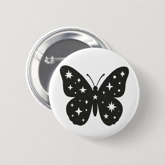 Schmetterling Button (Vorne & Hinten)