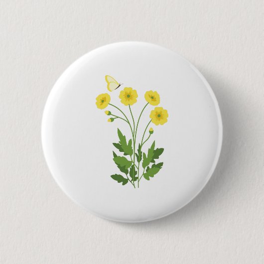 Schmetterling Button (Vorderseite)