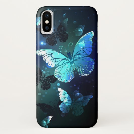 Schmetterling Case-Mate iPhone Hülle (Rückseite)