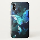 Schmetterling Case-Mate iPhone Hülle (Rückseite)
