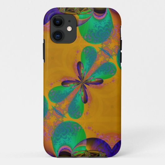 Schmetterling Case-Mate iPhone Hülle (Rückseite)