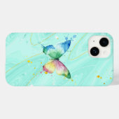 Schmetterling Case-Mate iPhone Hülle (Rückseite (Horizontal))