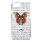 Schmetterling Case-Mate iPhone Hülle (Rückseite)