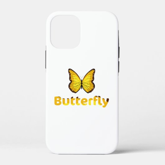 Schmetterling Case-Mate iPhone Hülle (Rückseite)