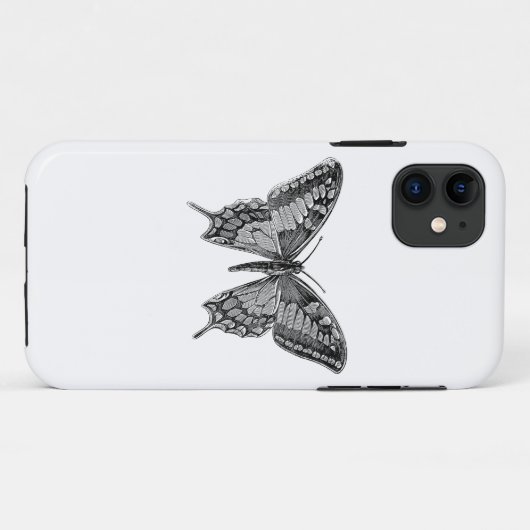 Schmetterling Case-Mate iPhone Hülle (Rückseite (Horizontal))