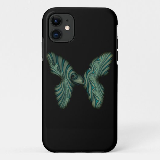 Schmetterling Case-Mate iPhone Hülle (Rückseite)