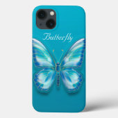 Schmetterling Case-Mate iPhone Hülle (Rückseite)