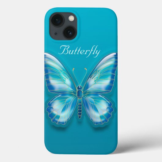 Schmetterling Case-Mate iPhone Hülle (Rückseite)
