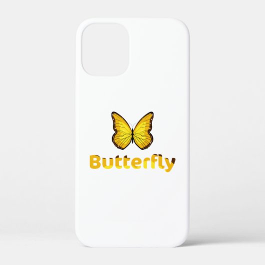 Schmetterling Case-Mate iPhone Hülle (Rückseite)