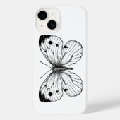 Schmetterling Case-Mate iPhone Hülle (Rückseite)