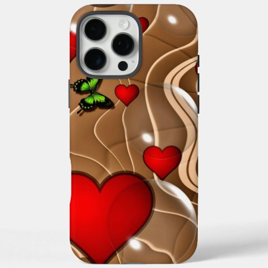 Schmetterling Case-Mate iPhone Hülle (Rückseite)