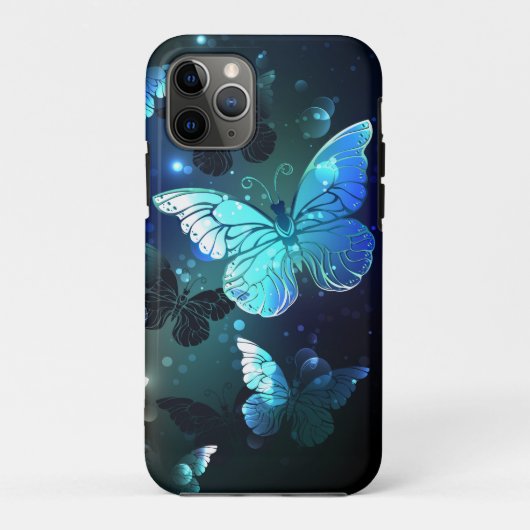 Schmetterling Case-Mate iPhone Hülle (Rückseite)