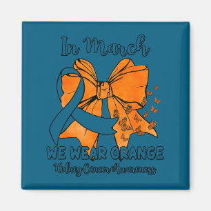 Schmetterling Coquette im März trägt orange Niere Magnet