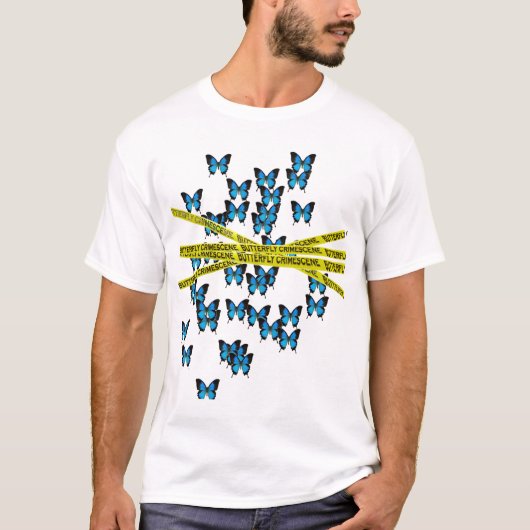 Schmetterling Crimescene T-Shirt (Vorderseite)