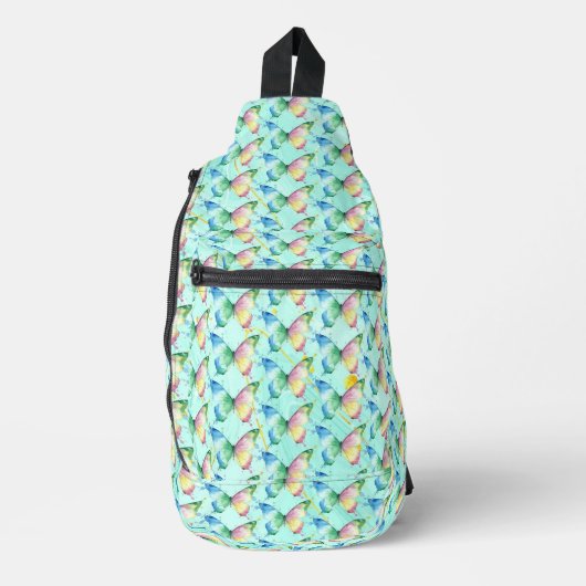 Schmetterling Crossbody Bag (Vorderseite)