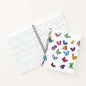 Schmetterling Custom 8.5" x 11" Spiral Notebook Notizblock (Innenseite)