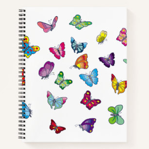 Schmetterling Custom 8.5" x 11" Spiral Notebook Notizblock