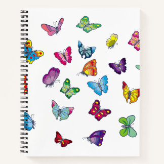 Schmetterling Custom 8.5" x 11" Spiral Notebook Notizblock