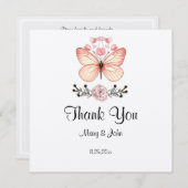 Schmetterling Danke, dass du gewusst hast (Vorne/Hinten)