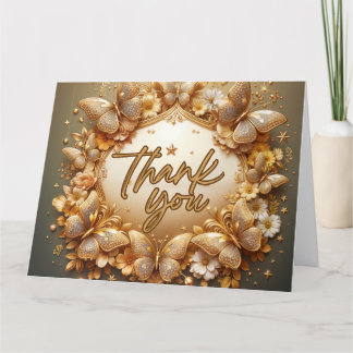 Schmetterling Danke Karte