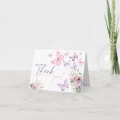 Schmetterling Danke Karte (Vorderseite)