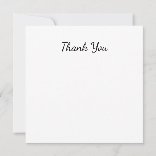 Schmetterling Danke Karte (Rückseite)