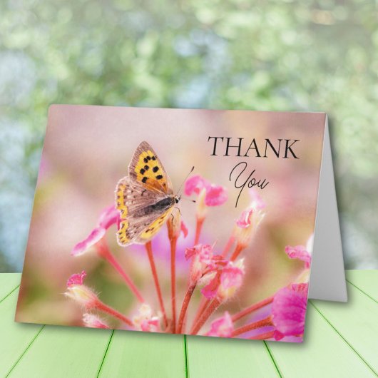 Schmetterling Danke Karte