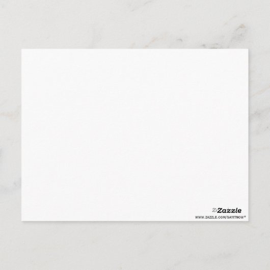 Schmetterling: Danke, Postcard Postkarte (Rückseite)