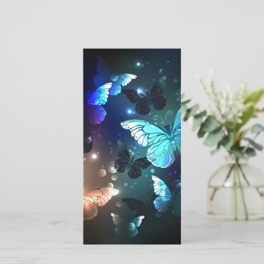 Schmetterling Dankeskarte (Stehend Vorderseite)