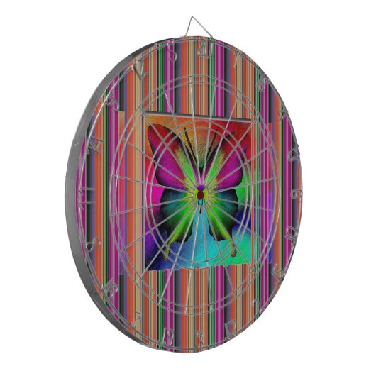 Schmetterling Dartscheibe (Vorderseite Links)