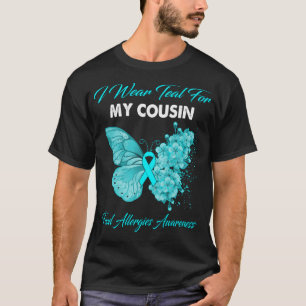 Schmetterling, den ich für meine Cousin Aquamarin  T-Shirt