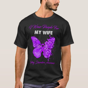 Schmetterling, den ich für meine Ehefrau Lila trag T-Shirt
