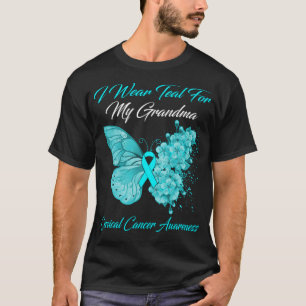 Schmetterling, den ich für meine Oma Cervical Canc T-Shirt
